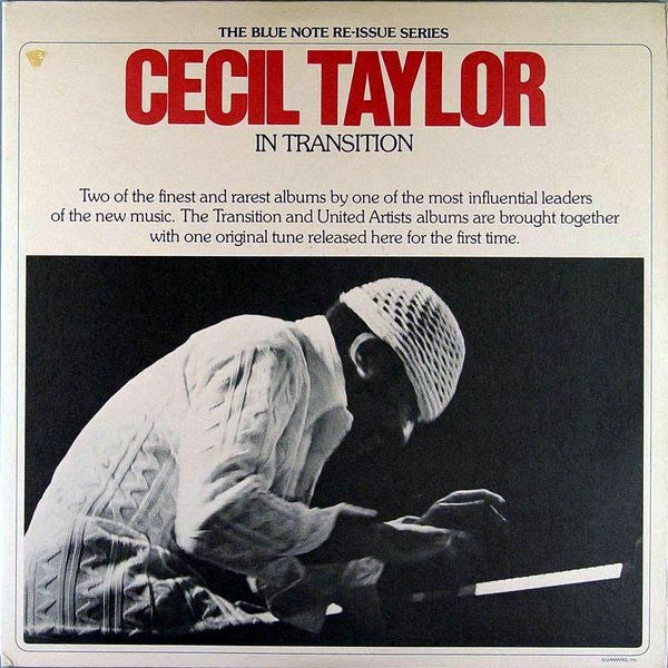 Cecil Taylor ~ In Transition (Vinyl) - Djungel & Jazz