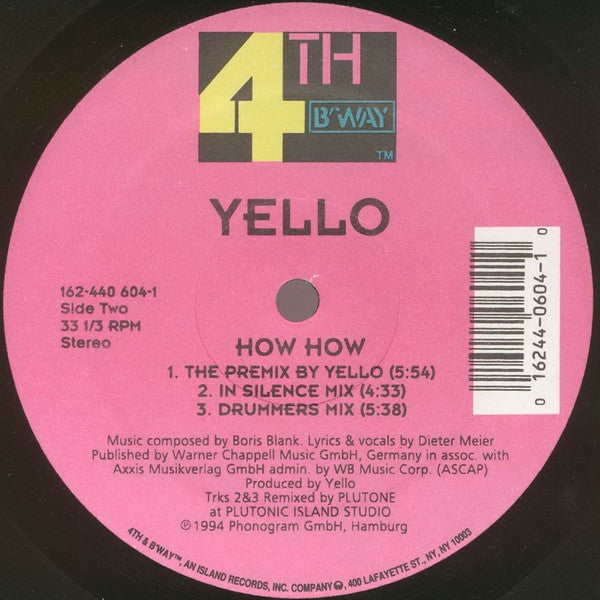 Yello : How How (12")