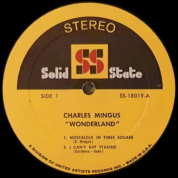 Charles Mingus ~ Wonderland (Vinyl) - Djungel & Jazz