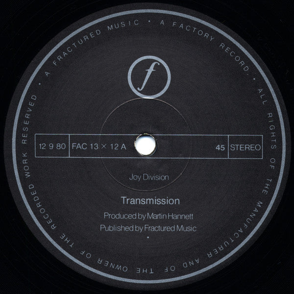 Joy Division : Transmission (12", Single)