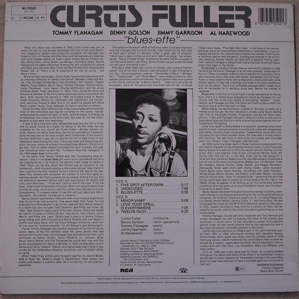 Curtis Fuller ~ Blues-ette (Vinyl) - Djungel & Jazz