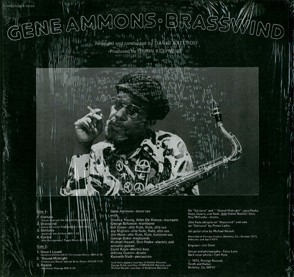 Gene Ammons ~ Brasswind (Vinyl) - Djungel & Jazz