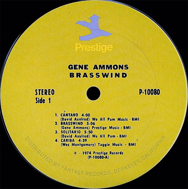 Gene Ammons ~ Brasswind (Vinyl) - Djungel & Jazz