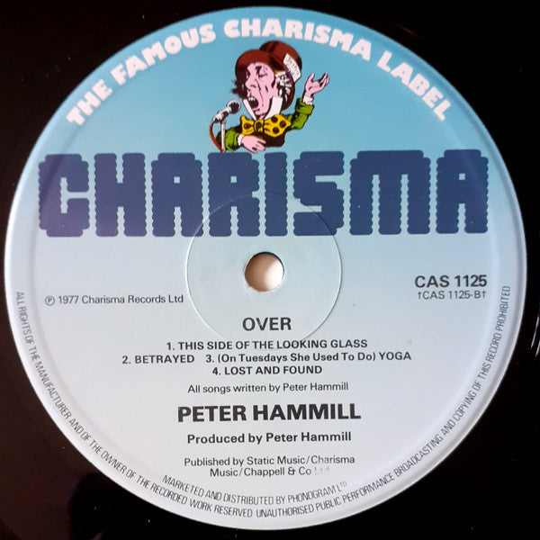Peter Hammill ~ Over (Vinyl) - Djungel & Jazz