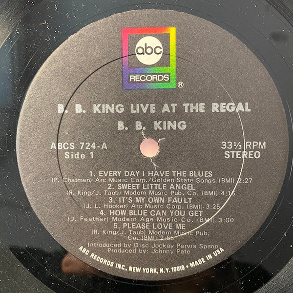 B.B. King ~ Live At The Regal (Vinyl) - Djungel & Jazz