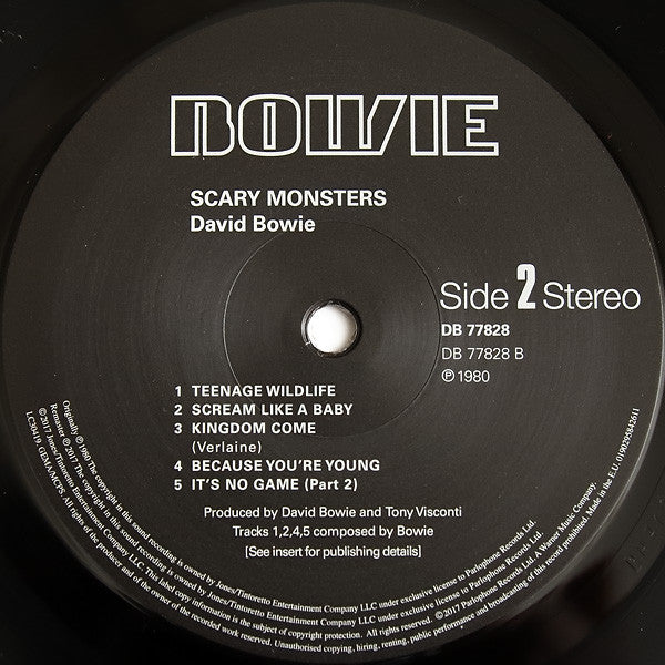 David Bowie ~ Scary Monsters (Vinyl) - Djungel & Jazz