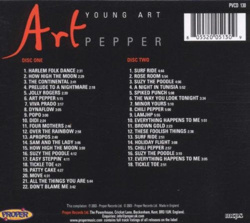 Art Pepper ~ Young Art (Vinyl) - Djungel & Jazz