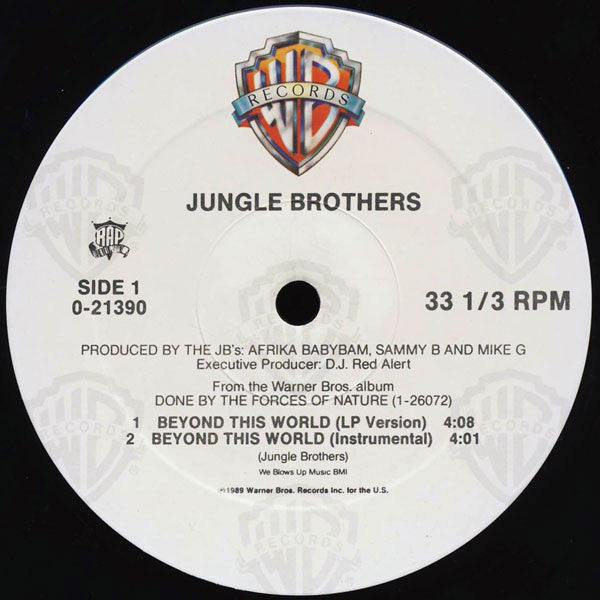 Jungle Brothers ~ Beyond This World / Promo No. 2 (Vinyl) - Djungel & Jazz