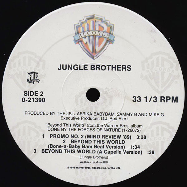 Jungle Brothers ~ Beyond This World / Promo No. 2 (Vinyl) - Djungel & Jazz