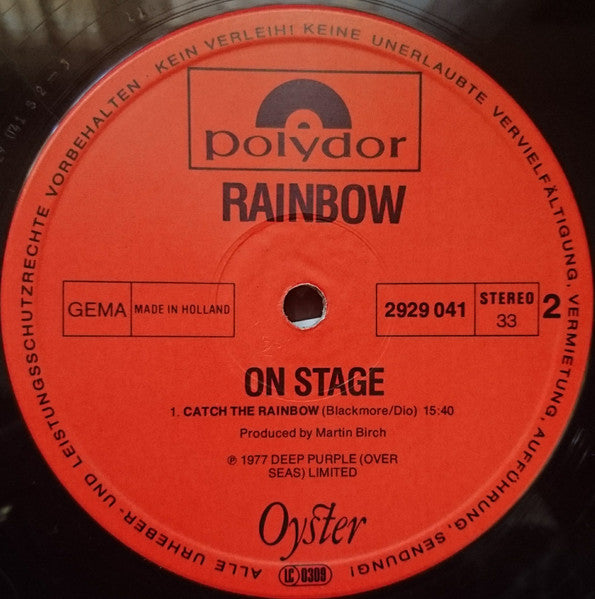 Rainbow ~ On Stage (Vinyl) - Djungel & Jazz