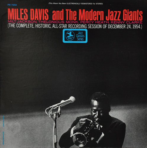 Miles Davis : Miles Davis And The Modern Jazz Giants (LP, Comp, RE, RM)