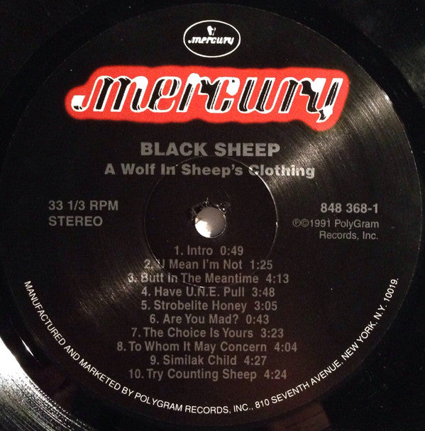 Black Sheep ~ A Wolf In Sheep's Clothing (Vinyl) - Djungel & Jazz