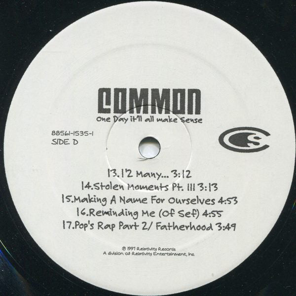 Common ~ One Day It'll All Make Sense (Vinyl) - Djungel & Jazz