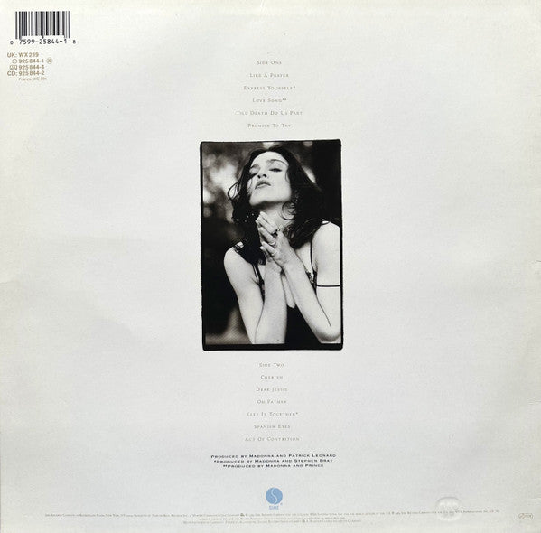 Madonna ~ Like A Prayer (Vinyl) - Djungel & Jazz