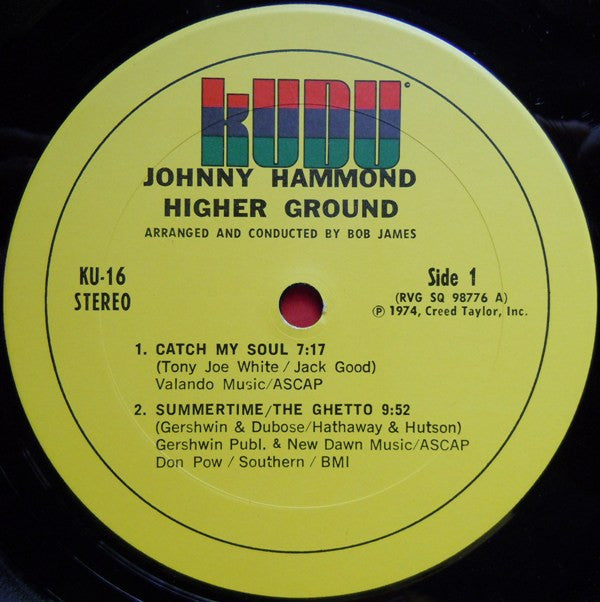 Johnny Hammond ~ Higher Ground (Vinyl) - Djungel & Jazz