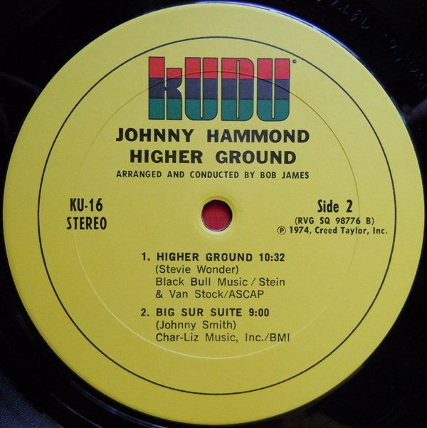 Johnny Hammond ~ Higher Ground (Vinyl) - Djungel & Jazz