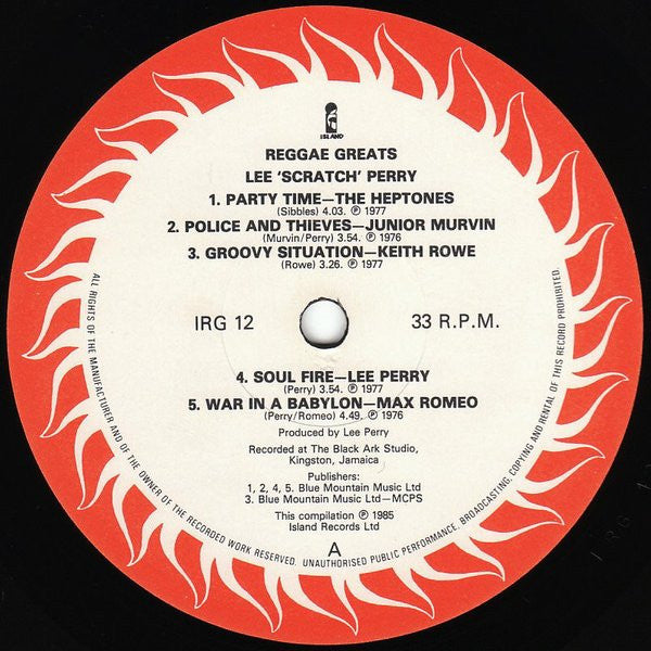 Lee Perry ~ Reggae Greats: Lee Perry (Vinyl) - Djungel & Jazz