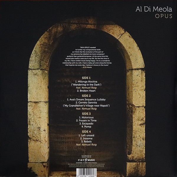 Al Di Meola ~ Opus (Vinyl) - Djungel & Jazz