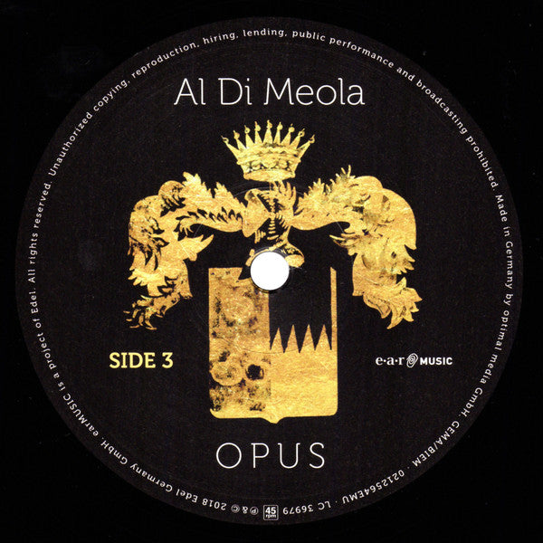 Al Di Meola ~ Opus (Vinyl) - Djungel & Jazz