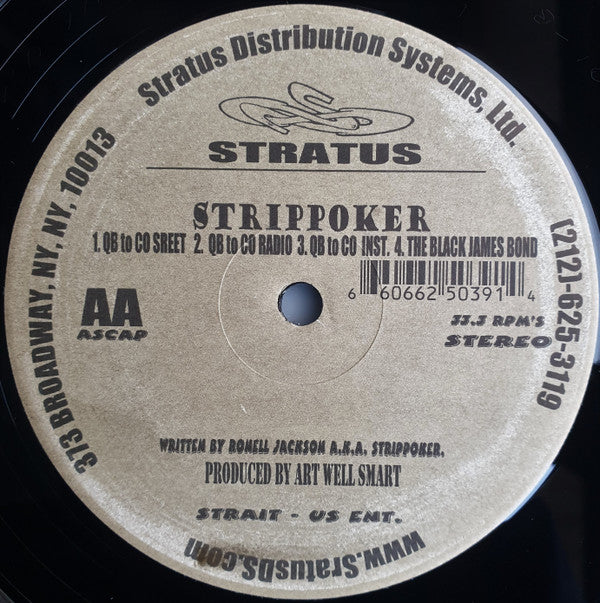 Strippoker ~ Reign Supreme / QB To CO / The Black James Bond (Vinyl) - Djungel & Jazz