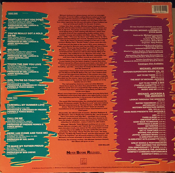 Michael Jackson : Farewell My Summer Love (LP, Album)