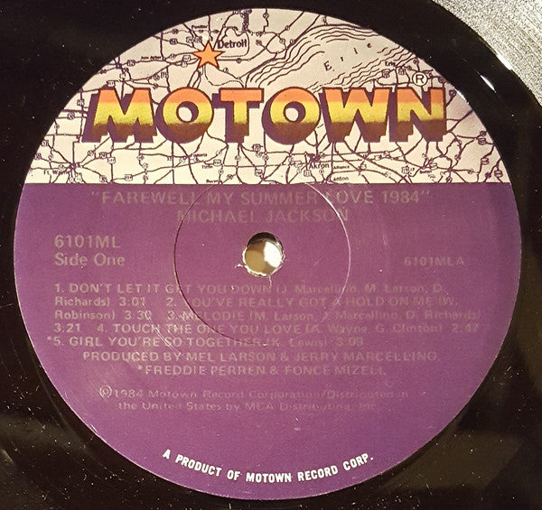 Michael Jackson : Farewell My Summer Love (LP, Album)