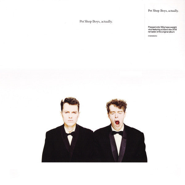 Pet Shop Boys ~ Actually (Vinyl) - Djungel & Jazz