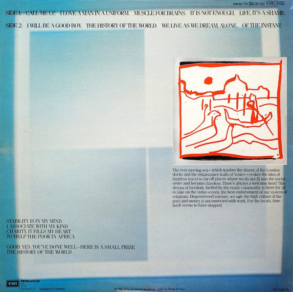 Gang Of Four ~ Songs Of The Free (Vinyl) - Djungel & Jazz