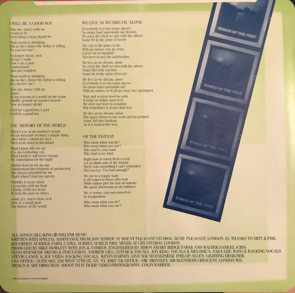 Gang Of Four ~ Songs Of The Free (Vinyl) - Djungel & Jazz