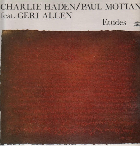 Charlie Haden / Paul Motian Feat. Geri Allen ~ Etudes (Vinyl) - Djungel & Jazz