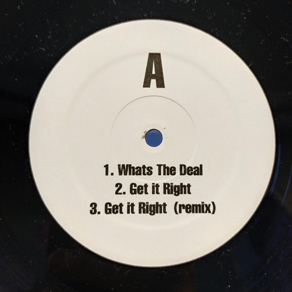 Vinyl Reanimators : What's The Deal / Get It Right / Get It Right (Remix) (12")