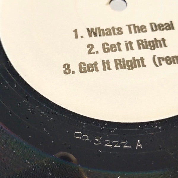 Vinyl Reanimators ~ What's The Deal / Get It Right / Get It Right (Remix) (Vinyl) - Djungel & Jazz