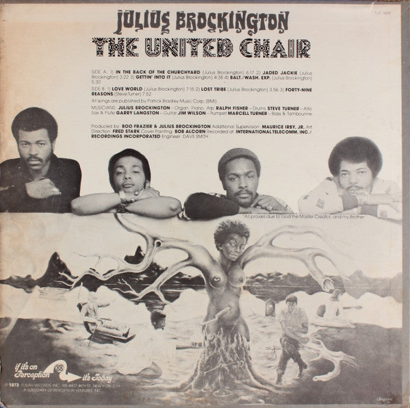 Julius Brockington ~ The United Chair (Vinyl) - Djungel & Jazz