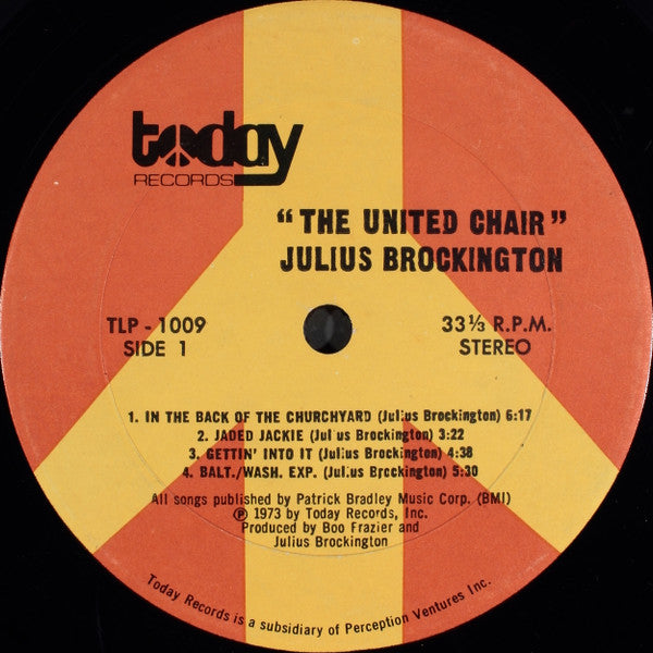 Julius Brockington ~ The United Chair (Vinyl) - Djungel & Jazz