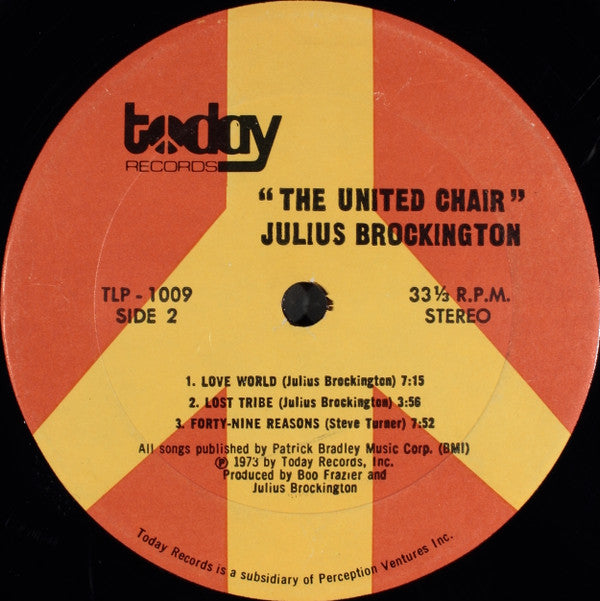 Julius Brockington ~ The United Chair (Vinyl) - Djungel & Jazz