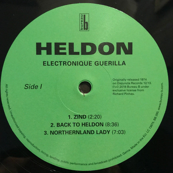Heldon : Electronique Guerilla (LP, Album, RE)