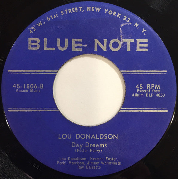 Lou Donaldson ~ Hog Maw / Day Dreams (Vinyl) - Djungel & Jazz