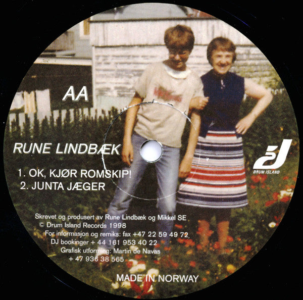 Frost / Rune Lindbæk : Hope You'll Be There / OK, Kjør Romskip (12")