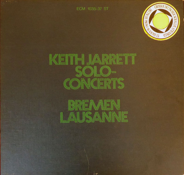 Keith Jarrett ~ Solo Concerts: Bremen / Lausanne (Vinyl) - Djungel & Jazz