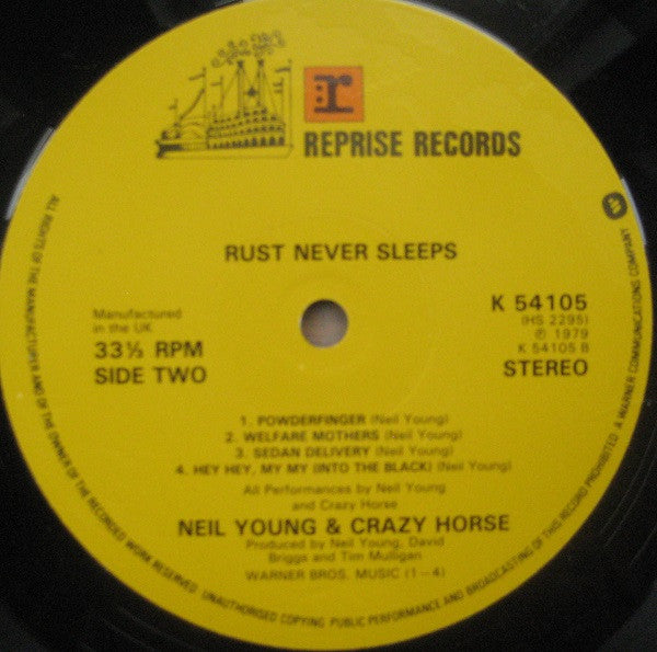 Neil Young & Crazy Horse ~ Rust Never Sleeps (Vinyl) - Djungel & Jazz