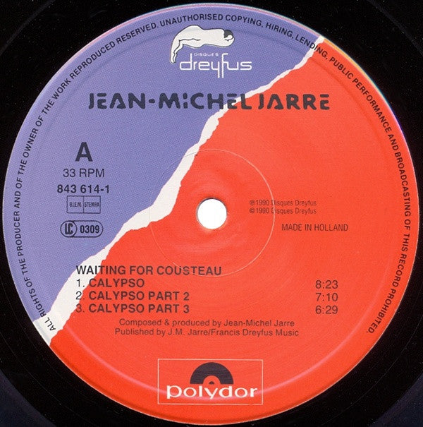 Jean Michel Jarre ~ Waiting For Cousteau (Vinyl) - Djungel & Jazz