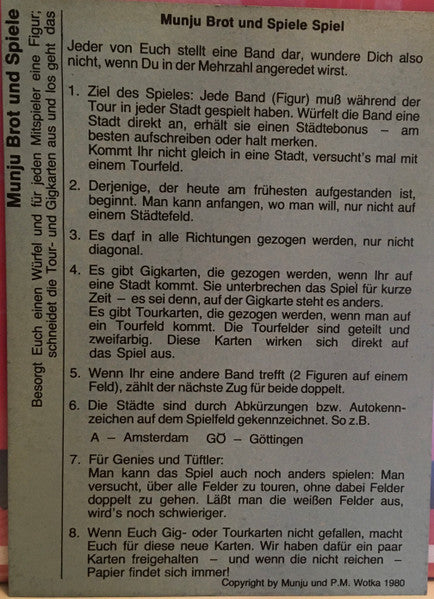 Munju ~ Brot + Spiele (Vinyl) - Djungel & Jazz