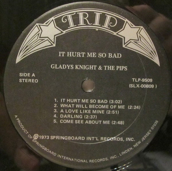 Gladys Knight & The Pips ~ It Hurt Me So Bad (Vinyl) - Djungel & Jazz