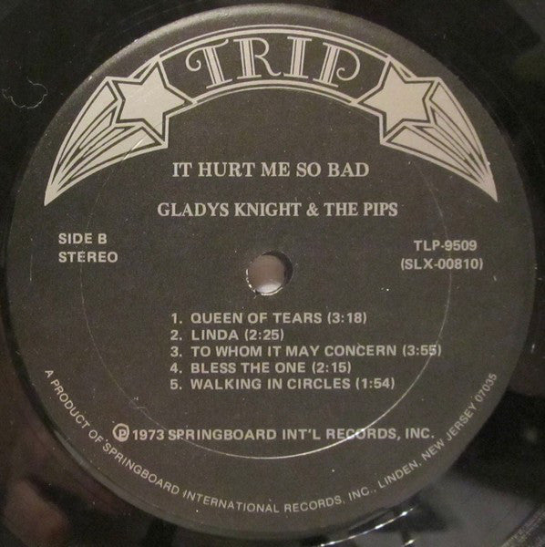 Gladys Knight & The Pips ~ It Hurt Me So Bad (Vinyl) - Djungel & Jazz