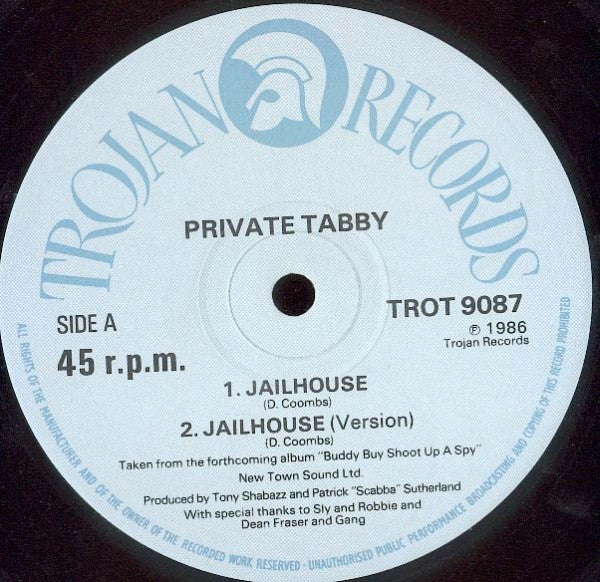 Private Tabby : Jailhouse / If You Leave Me (12")