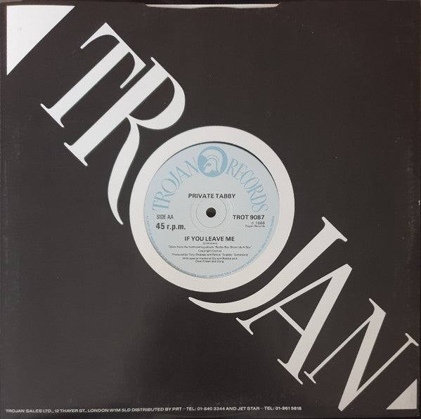 Private Tabby : Jailhouse / If You Leave Me (12")