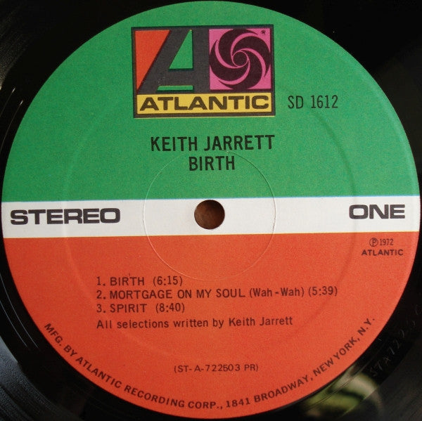 Keith Jarrett : Birth (LP, Album, Pre)