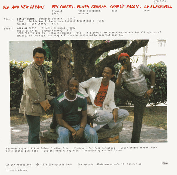 Old And New Dreams : Old And New Dreams (LP, Album)
