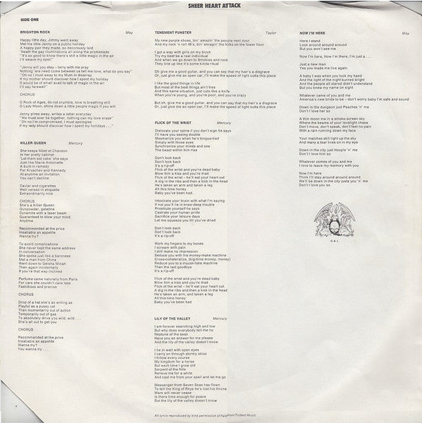 Queen ~ Sheer Heart Attack (Vinyl) - Djungel & Jazz