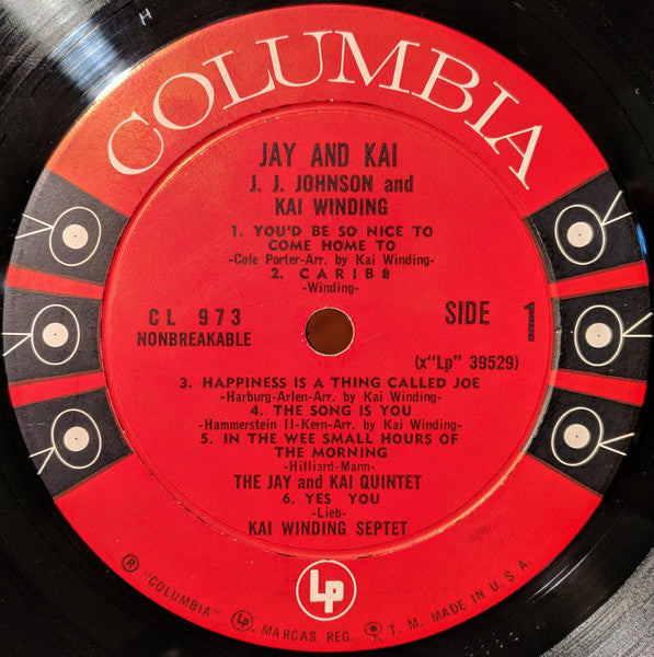 J.J. Johnson And Kai Winding ~ Jay And Kai (Vinyl) - Djungel & Jazz